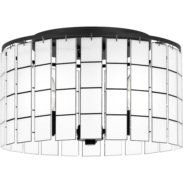 Quoizel Seigler Semi Flush 3 Lights Matte Black SGL1714MBK - main